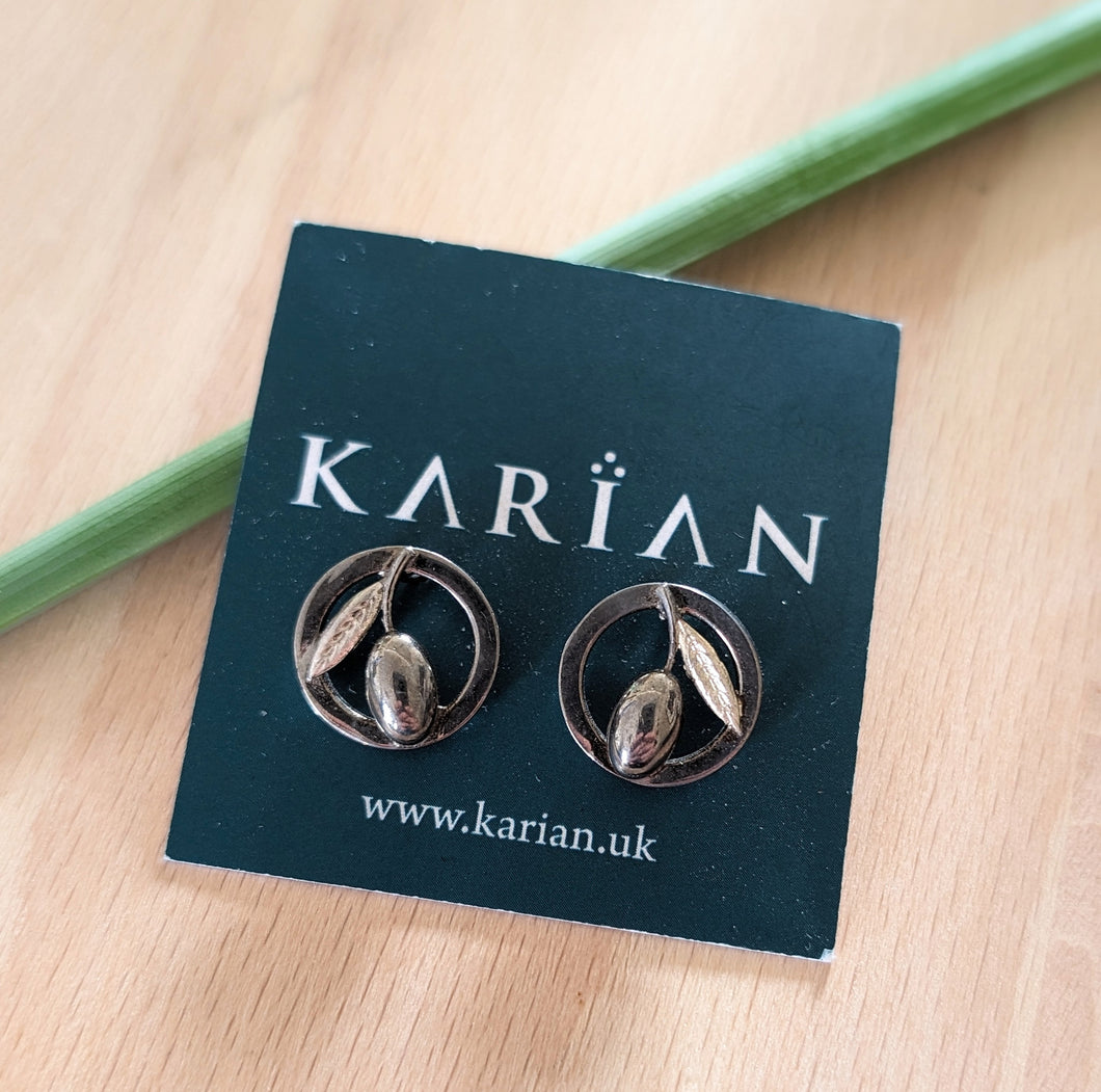 Olea earrings (circle)