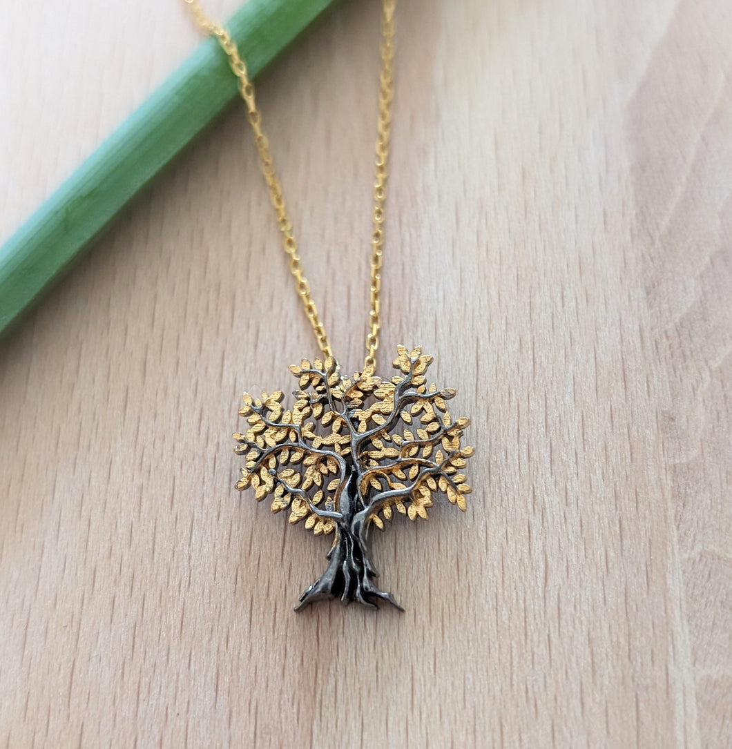 Olive tree pendant - small