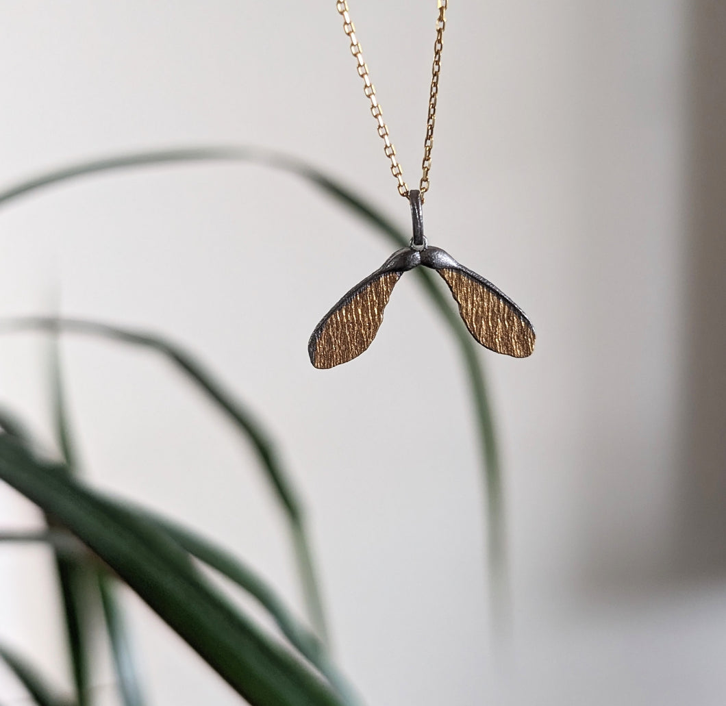 Sycamore seeds pendant