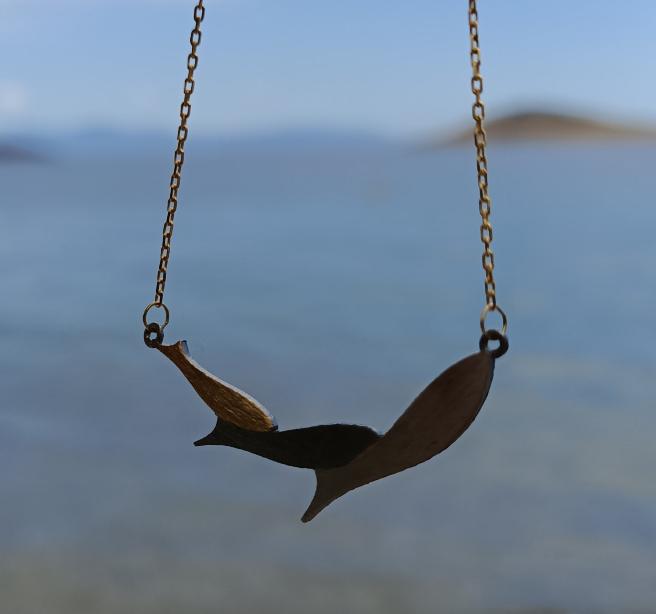 3 fishes necklace