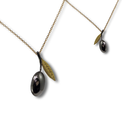 Olea olive stone necklace - big